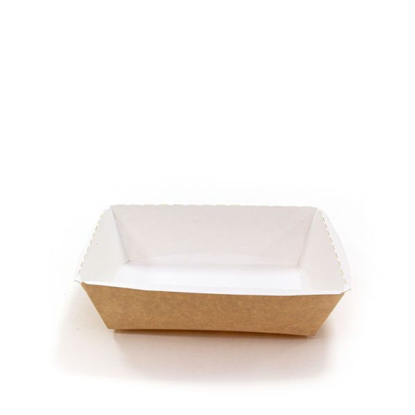 Kartonska kutija sa poklopcem kupola Crystal Box 800 ml 140x155x45 mm kraft ( kom/pak) [120 kom/pak]