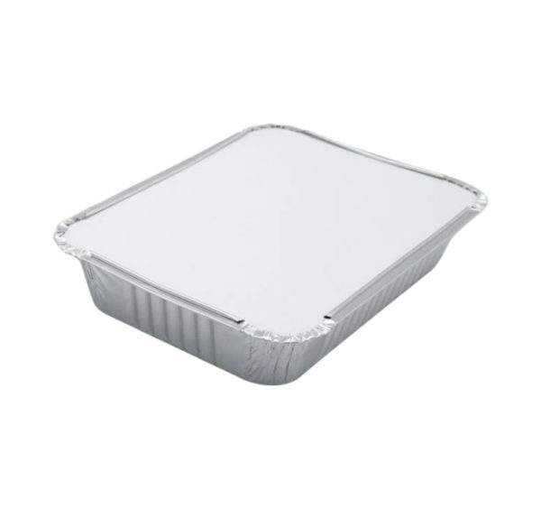 Aluminijumska posuda sa poklopcem 1040 ml 225х175х35 mm, 100 kom (komplet)