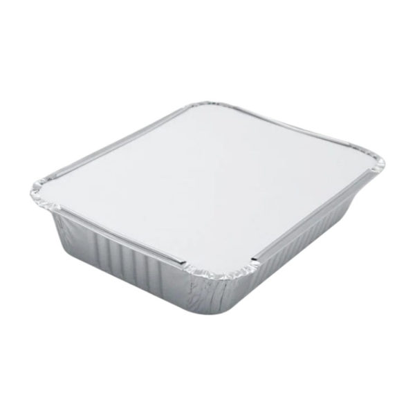 Aluminijumska posuda sa poklopcem 1040 ml 225х175х35 mm, 100 kom (komplet)