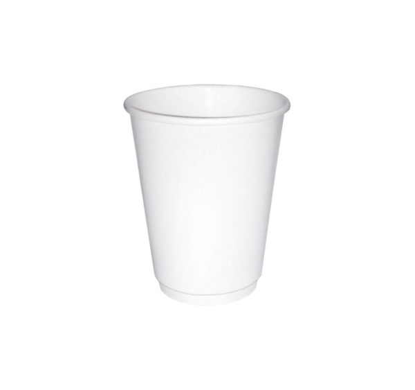 Papirna čaša 2-sl 250 ml d=80 mm bijela (24 kom/pak)