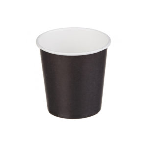 Papirna čaša 1-sl 100 ml d=62 mm crna (20 kom/pak)