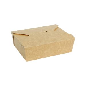 Kartonska kutija Fold Box 600 ml 130x110x65 mm kraft [50 kom/pak]