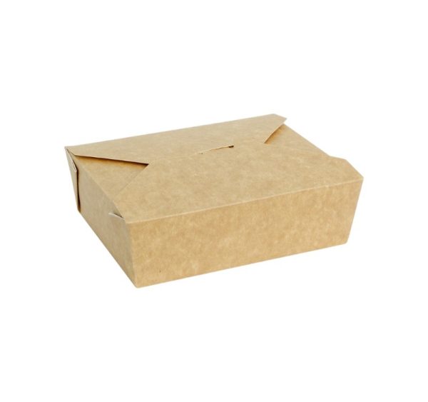 Kartonska kutija Fold Box 600 ml 130x110x65 mm kraft [50 kom/pak]
