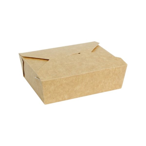 Kartonska kutija Fold Box 600 ml 130x110x65 mm kraft [50 kom/pak]