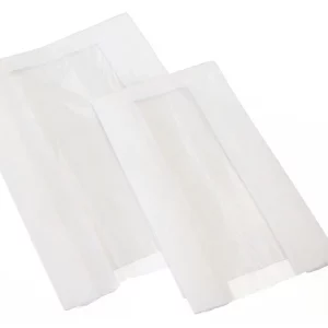 Papirna kesa s prozorom 140(60)х60х250 mm bela (2500 kom/pak)