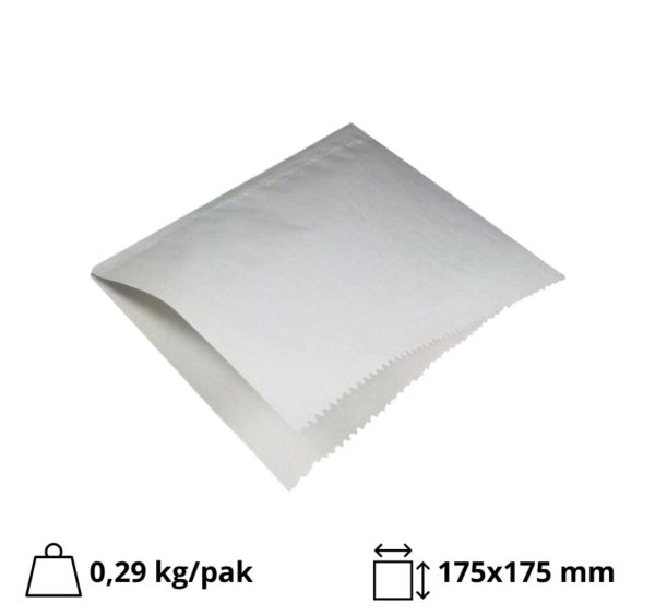 Kesa za hamburgere 175×175 mm bela [100 kom/pak]
