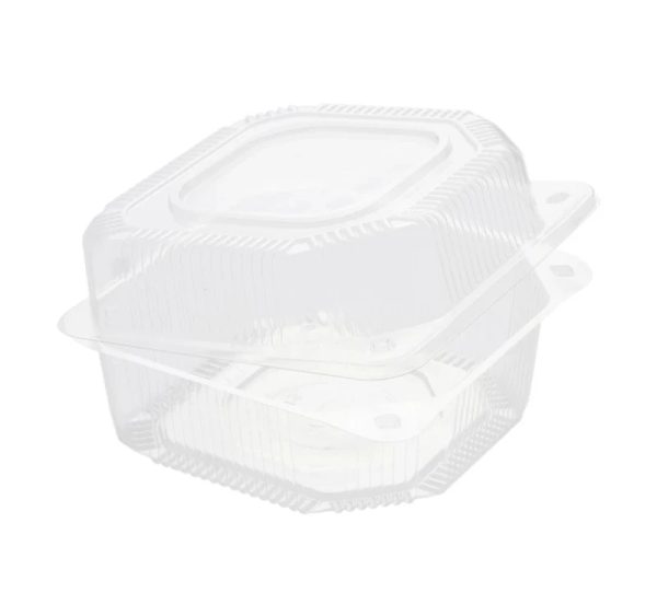 Posuda sa poklopcem PET 125x125x80 mm [600 kom/pak]