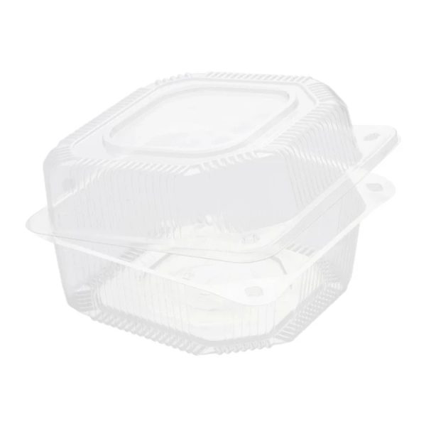 Posuda sa poklopcem PET 125x125x80 mm [600 kom/pak]