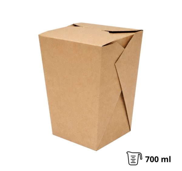 Kartonska kutija za nudle/pastu 700 (750) ml kraft [50 kom/pak]
