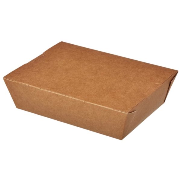 Kartonska kutija za ručak Lunch2Go 1000 ml 190x150x50 mm kraft [80 kom/pak]