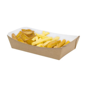 Papirni poslužavnik Handy Tray 185х95х45mm 500ml kraft [150 kom/pak]