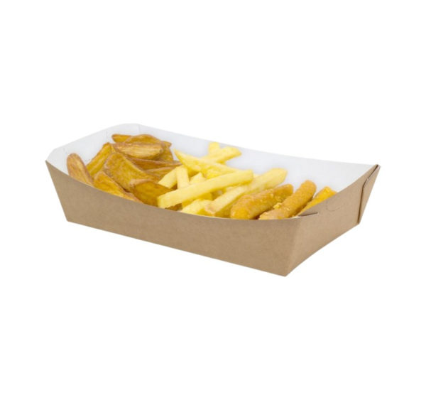 Papirni poslužavnik Handy Tray 185х95х45mm 500ml kraft [150 kom/pak]