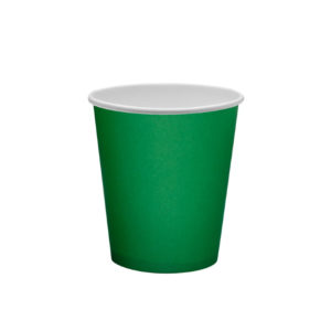Papirna čaša 1-sl 250 ml d=80 mm zelena (50 kom/pak)