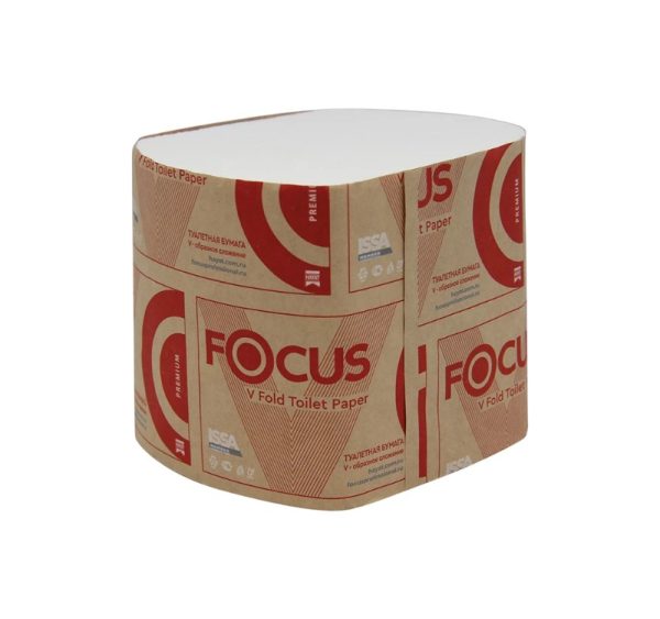 Toalet papir 2 sl u listićima beli Focus 200 l/pak [30 kom/pak]