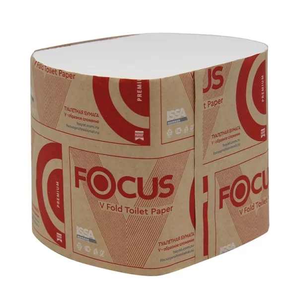 Toalet papir 2 sl u listovima beli Focus 200 l/pak (30 kom/pak)