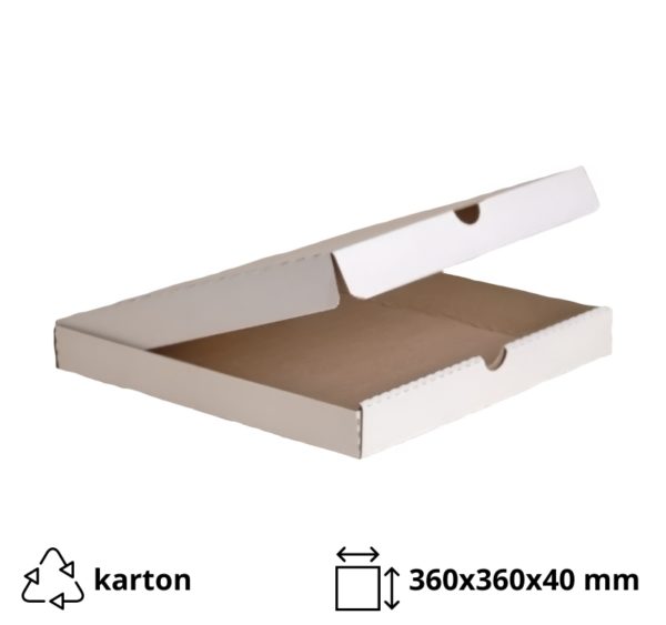 Kutija za pizzu 360x360x40 mm microgofrocard [42 kom/pak]