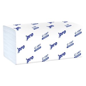 Papirni ubrusi ProTissue Premium V fold 2 sloj (200 listova/pak) beli [20 kom/pak]