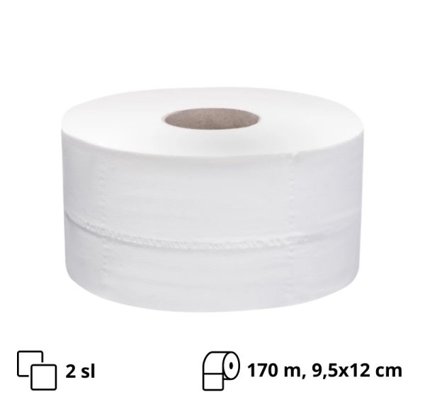 Toalet papir 2sll Focus Mini Jumbo 170m [12 kom/pak]