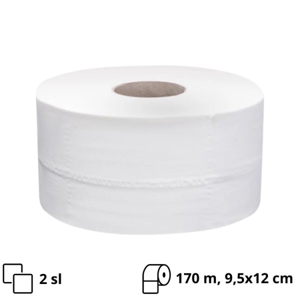 Toalet papir 2sll Focus Mini Jumbo 170m [12 kom/pak]