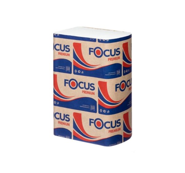 Papirni ubrusi Focus Z fold 2 sloj (200 listova/pak) beli  (5041537/5069956) [12 kom/pak]