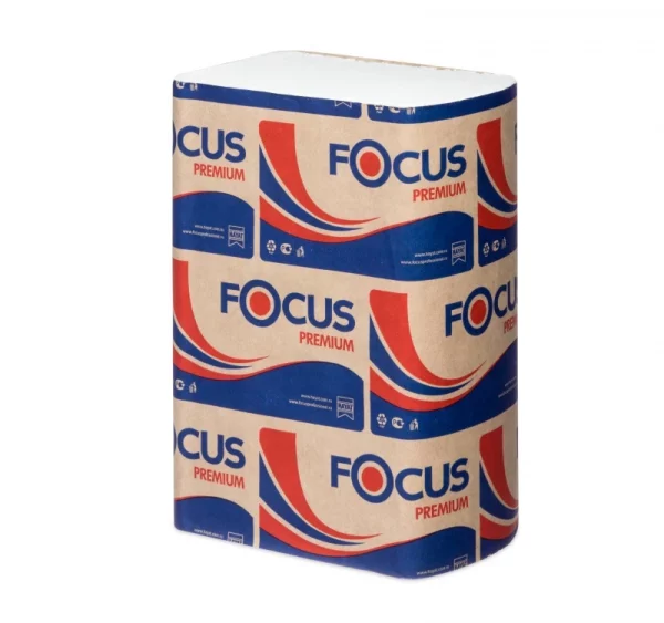 Papirni ubrusi Focus Z fold 2 sloj (200 listova/pak) beli  (5041537/5069956)