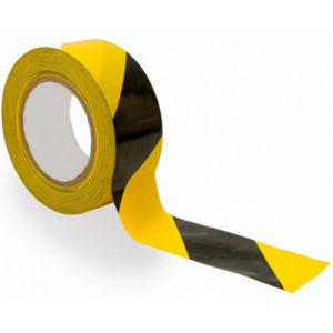 Traka za obeležavanje 48×36 45 mikrona, crno-žuta