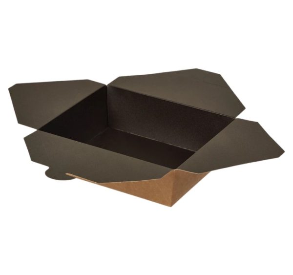Papirna kutija Fold Box 950ml, 170x135x50mm, crna [145 kom/pak]