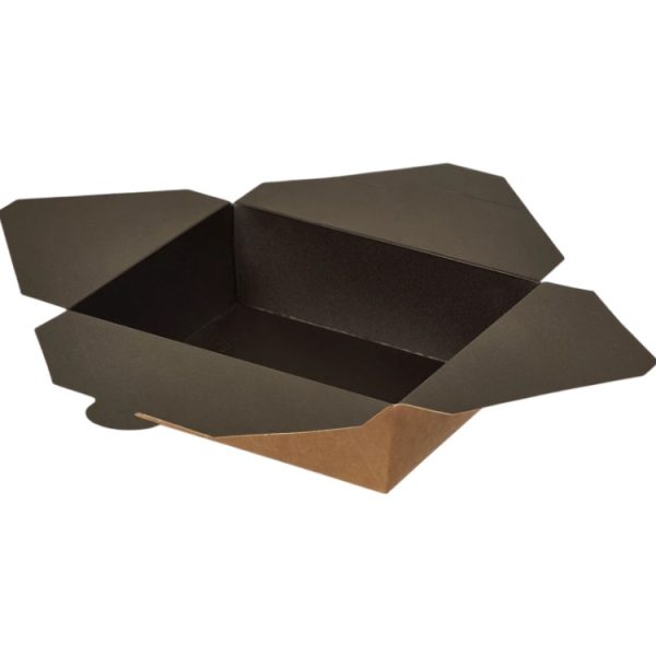Papirna kutija Fold Box 950ml, 170x135x50mm, crna [145 kom/pak]