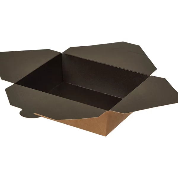 Papirna kutija Fold Box 950ml, 170x135x50mm, crna (240 kom/pak)