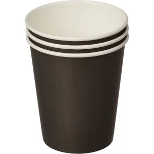 Papirna čaša 1-sl 250 ml d=80 mm crna (50 kom/pak)