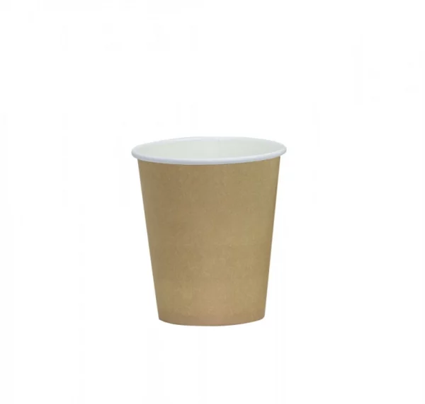 Papirna čaša 1sl 250ml d=80 za tople napitke kraft (50 kom/pak)
