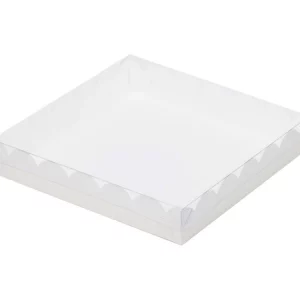 Kutija za kolače i medenjake 120х120х30mm, bela (10 kom/pak)