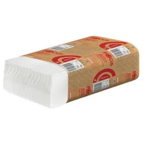Papirni ubrusi 2-sl Z presavijeni 100 L/pak Focus Economic Premium white (5076395) beli (35 kom/pak)
