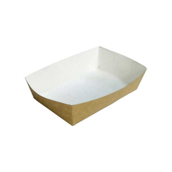 Poslužavnik kartonski Handy Tray 157х107х40 mm 600 ml kraft [45 kom/pak]