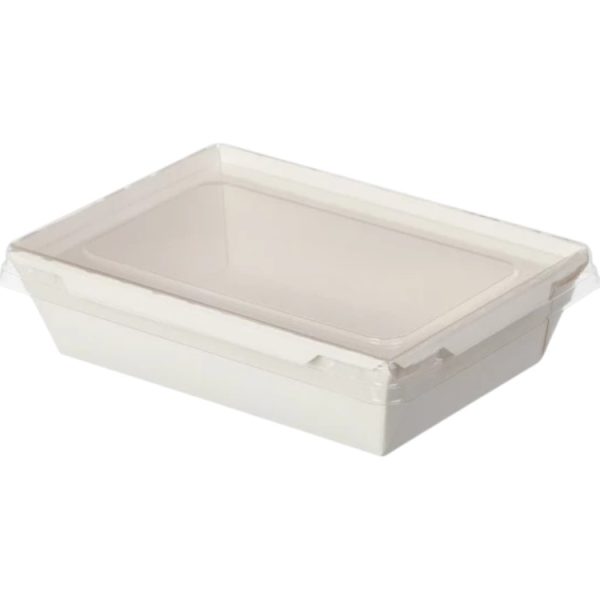 Kartonska kutija sa poklopcem Crystal Box 800 ml 207x130x45 mm bela [50 kom/pak]