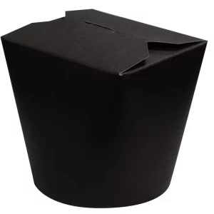 Kartonska kutija za WOK 700 ml h=99 mm crna (450 kom/pak)