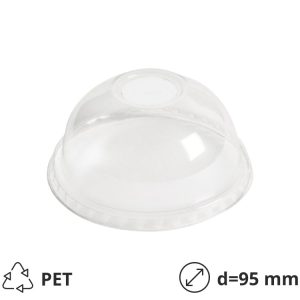 Poklopac od 95 mm, kupola s rupom visoka za čašu / zdjelu [800 kom/pak]