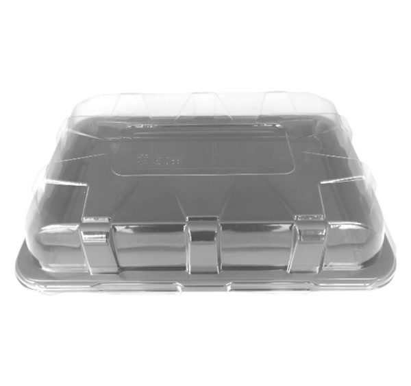 PET poslužavnik 360x250x25mm sa poklopcem (crno dno+providni poklopac) [5 kom/pak]