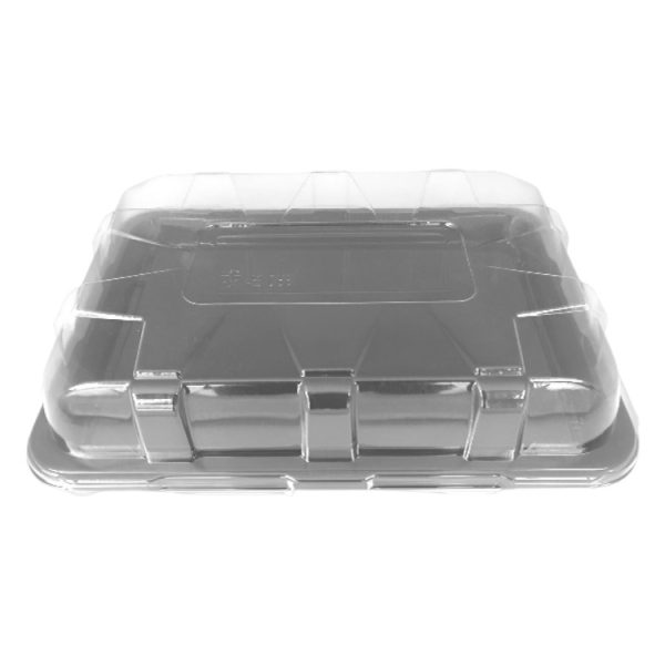 PET poslužavnik 260x177x28mm sa poklopcem (crno dno+providni poklopac) [5 kom/pak]