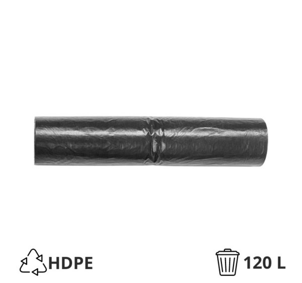 Kese za smeće 120L HDPE (50kom/rolni) TaMbien crne