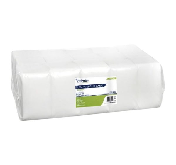 Papirni ubrusi BASIC 2-sl V fold 200 listovа 20×22 cm [20 kom/pak]