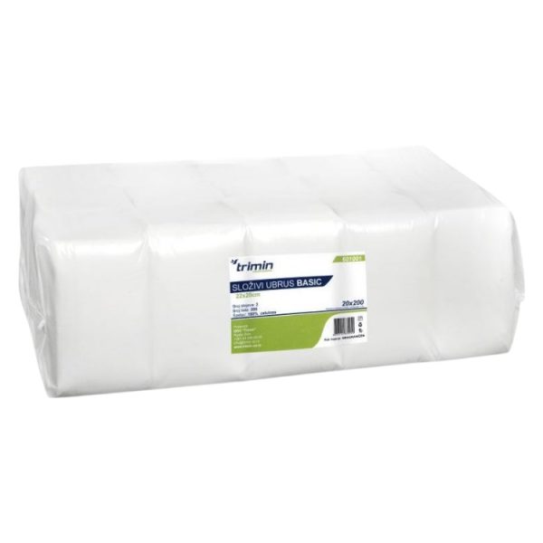 Papirni ubrusi BASIC 2-sl V fold 200 listovа 20×22 cm [20 kom/pak]