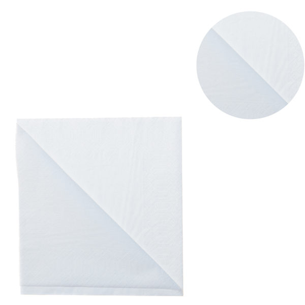 Papirne salvete 2sl 33x33cm bele 630 l/pack