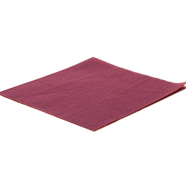 Papirne salvete 2sl 33x33cm bordo 630 l/pack