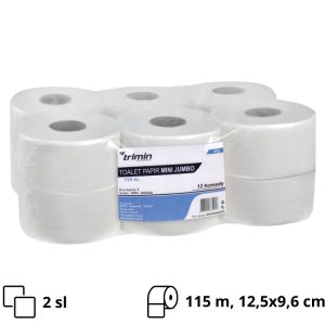 Toaletni papir  v roli 2 sl 115 m bele [12 kom/pak]