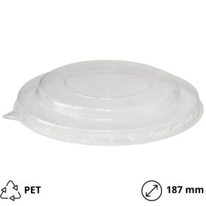 Poklopac PET, d=187 mm za posudu za salatu1000 ml [25 kom/pak]