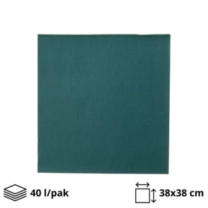 Papirne salvete 2sl 38x38cm zelene 40 l/pak