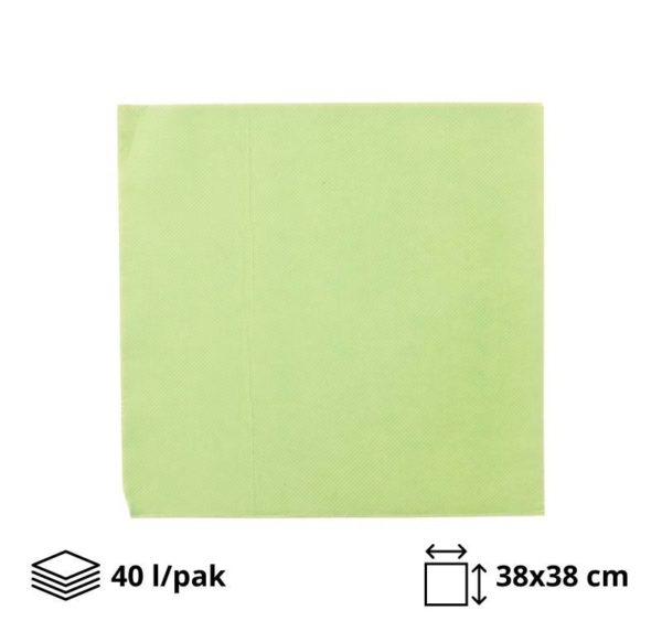Papirne salvete 2sl 38x38cm limeta 40 l/pak