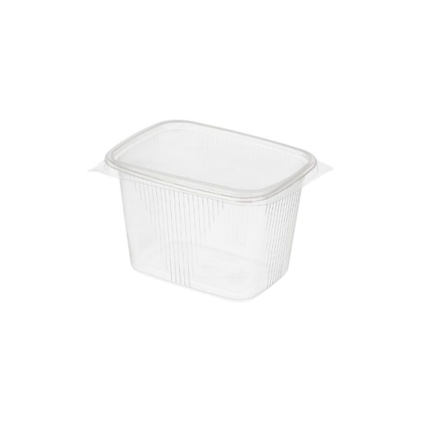 Posuda PP 350 mm 108,3×82,2×68 mm prozirna, sa poklopcem,100 kom, komplet