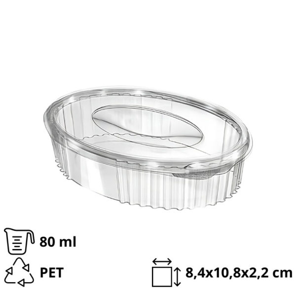 Posuda za sos 80ml Minibar [100 kom/pak]